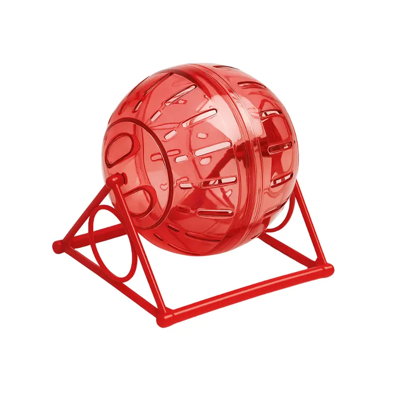 Hamster Ball in bracket red 13.8 cm