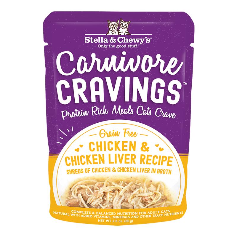 Stella & Chewy's Cat Wet Food Carnivore Cravings Chicken & Chicken Liver 2.8oz
