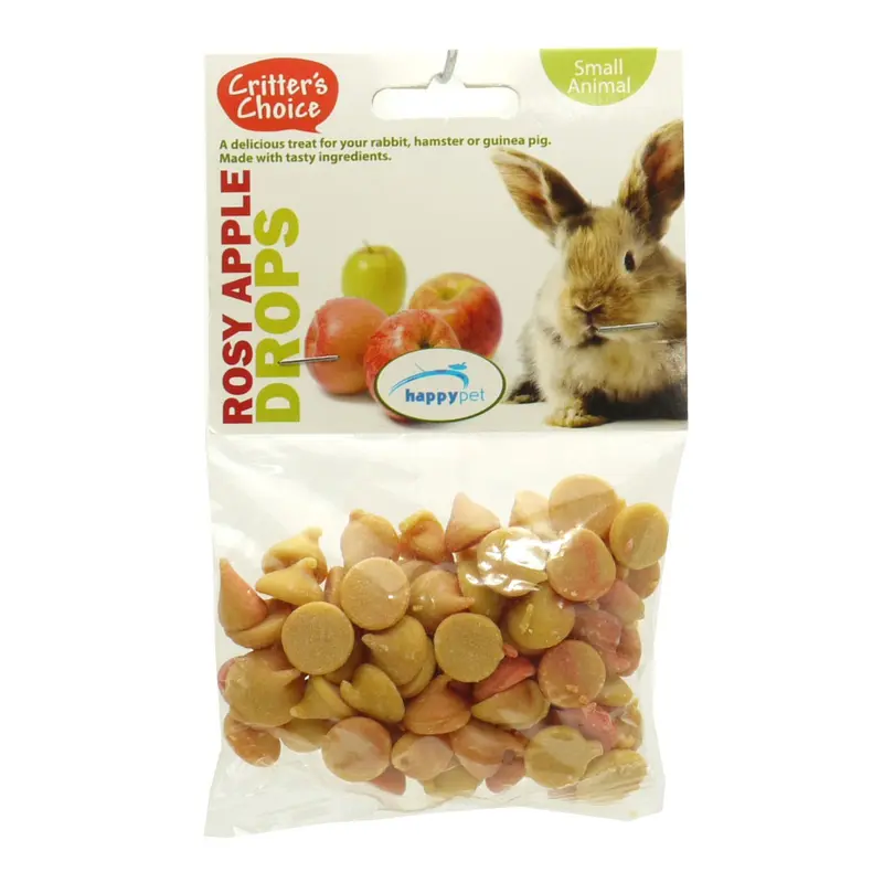 Critter's Choice Rosy Apple Drops 75g