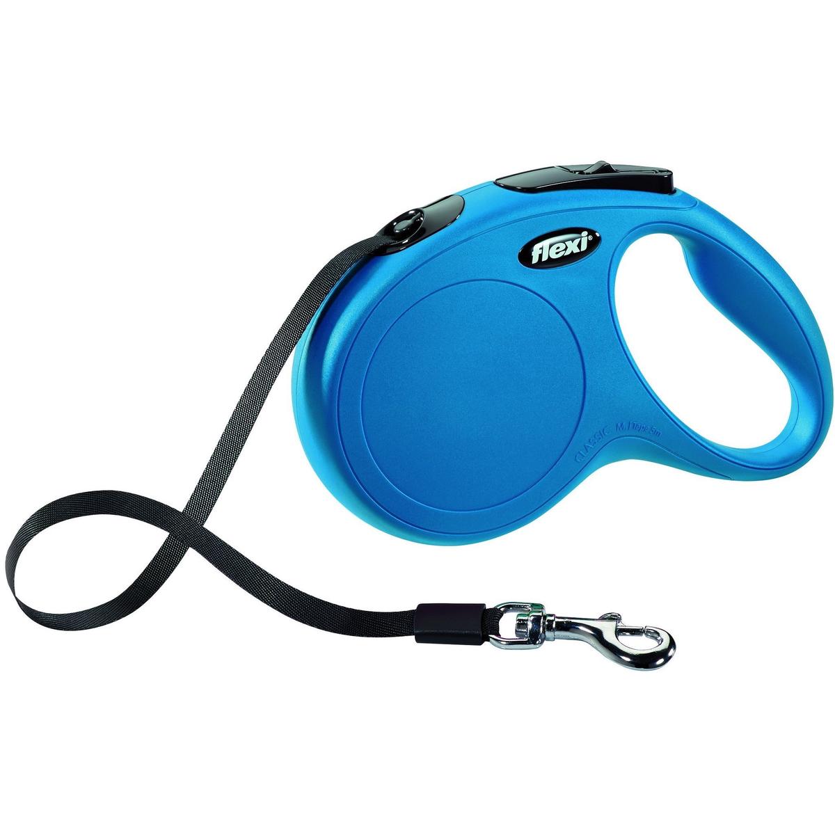 11712 flexi New CLASSIC, tape leash, M: 5 m, blue