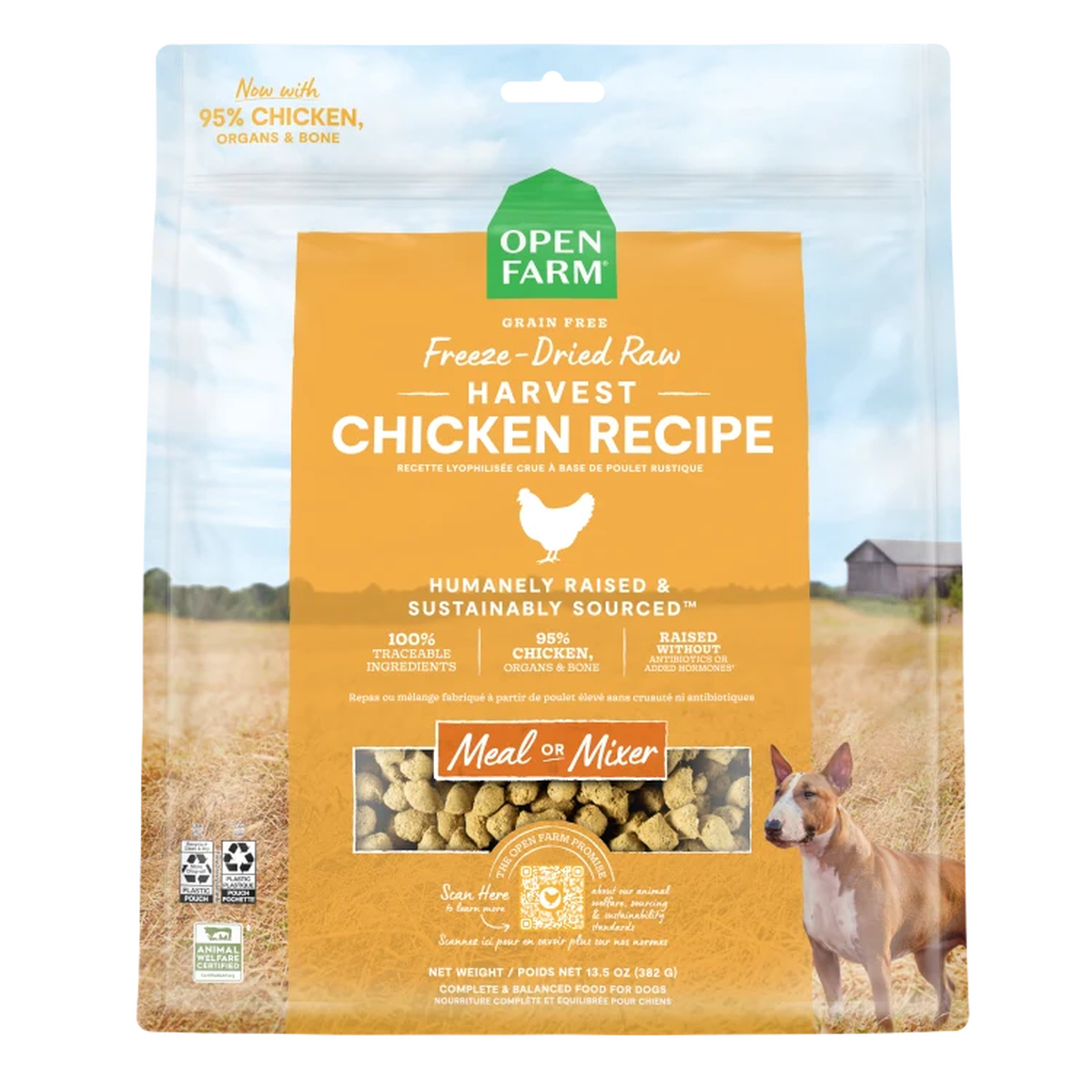 Open Farm Dog FD Raw Chicken Harvest 22 oz