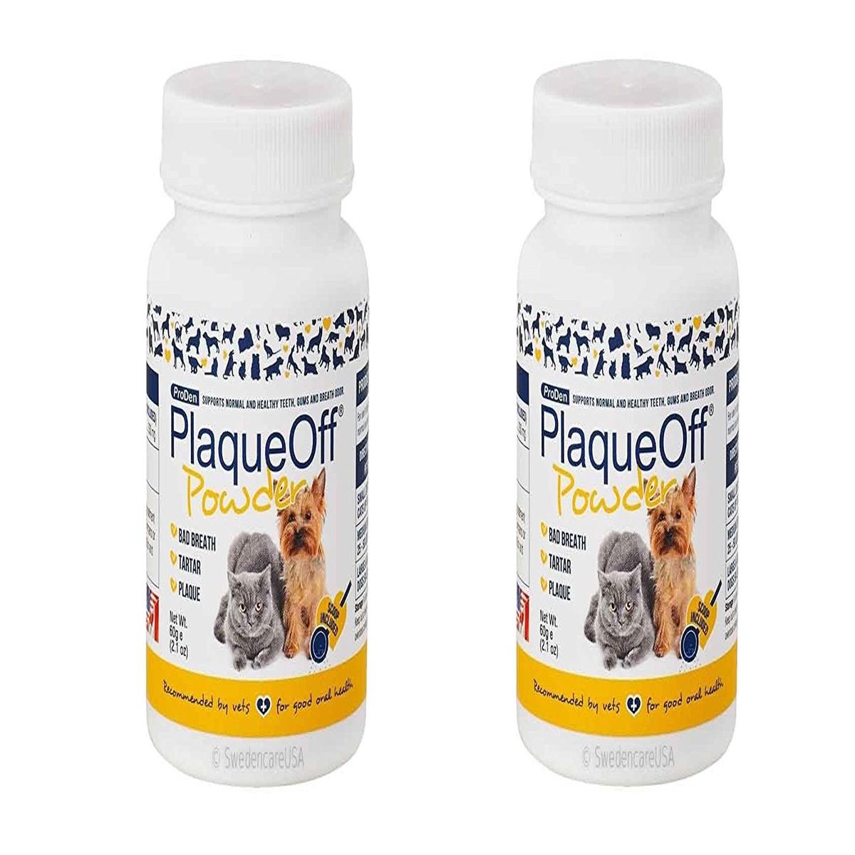 Proden PlaqueOff Dental Care CsmHUF for Dogs and Cats, 60gm (2 Units)