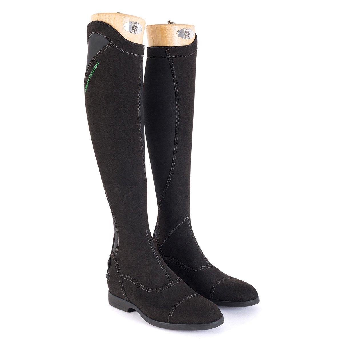 Alberto Fasciani Urbino Lim Vegan Black Riding Boots Sizes 40 - 45)