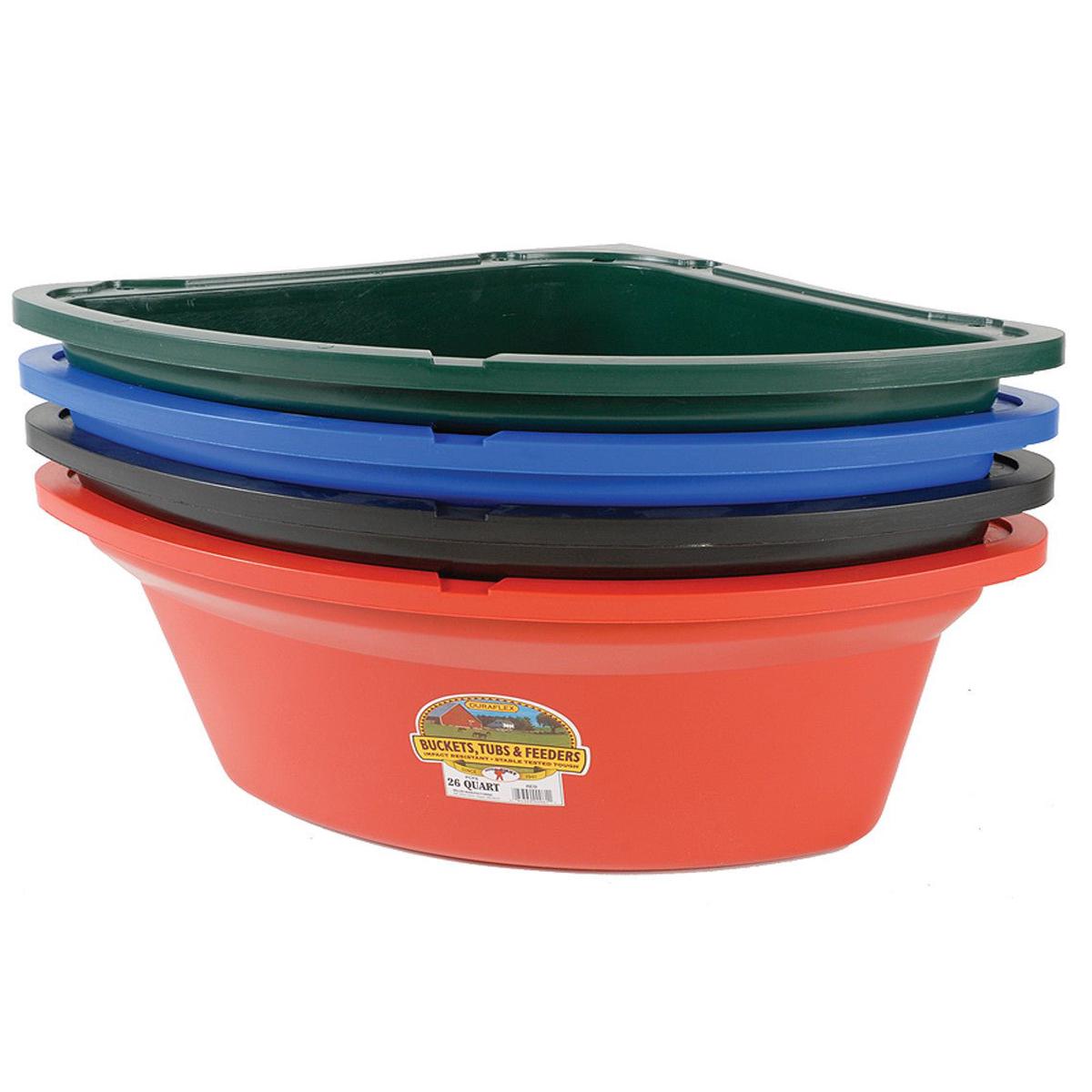 Little Giant Duraflex Corner Feeder 26 Qt. - Red