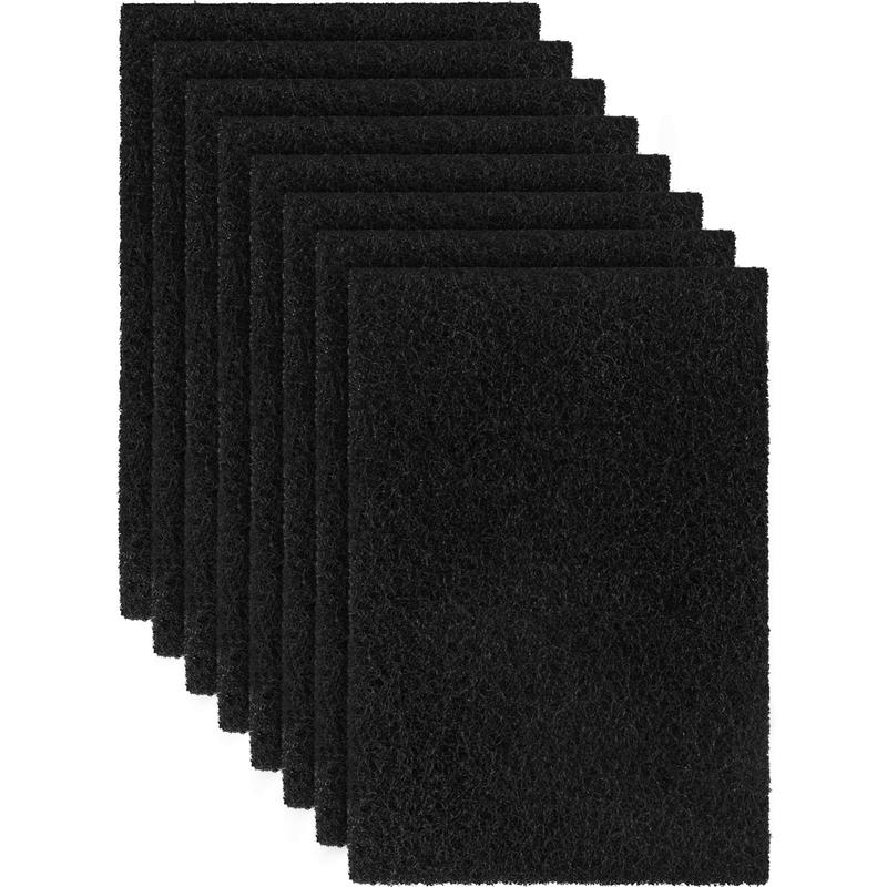 8 Pcs Charcoal Filters Compatible With Van Ness Cat Litter Box, 4.5 X 6.5Inch Replacement Activated Carbon Premium Odor Filters