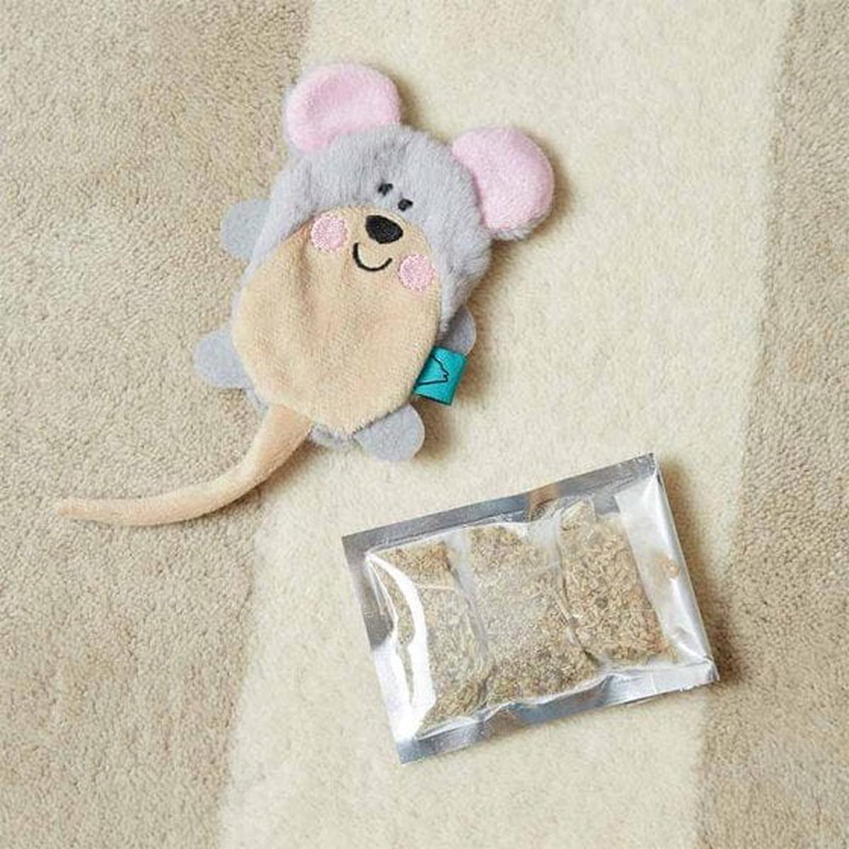 Zoon Nip-It Refillable Catnip Mouse