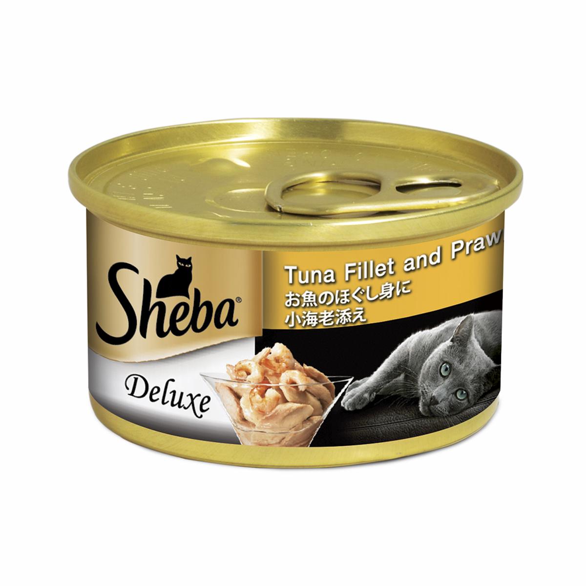 Sheba Tuna with Prawn in Jelly 85g