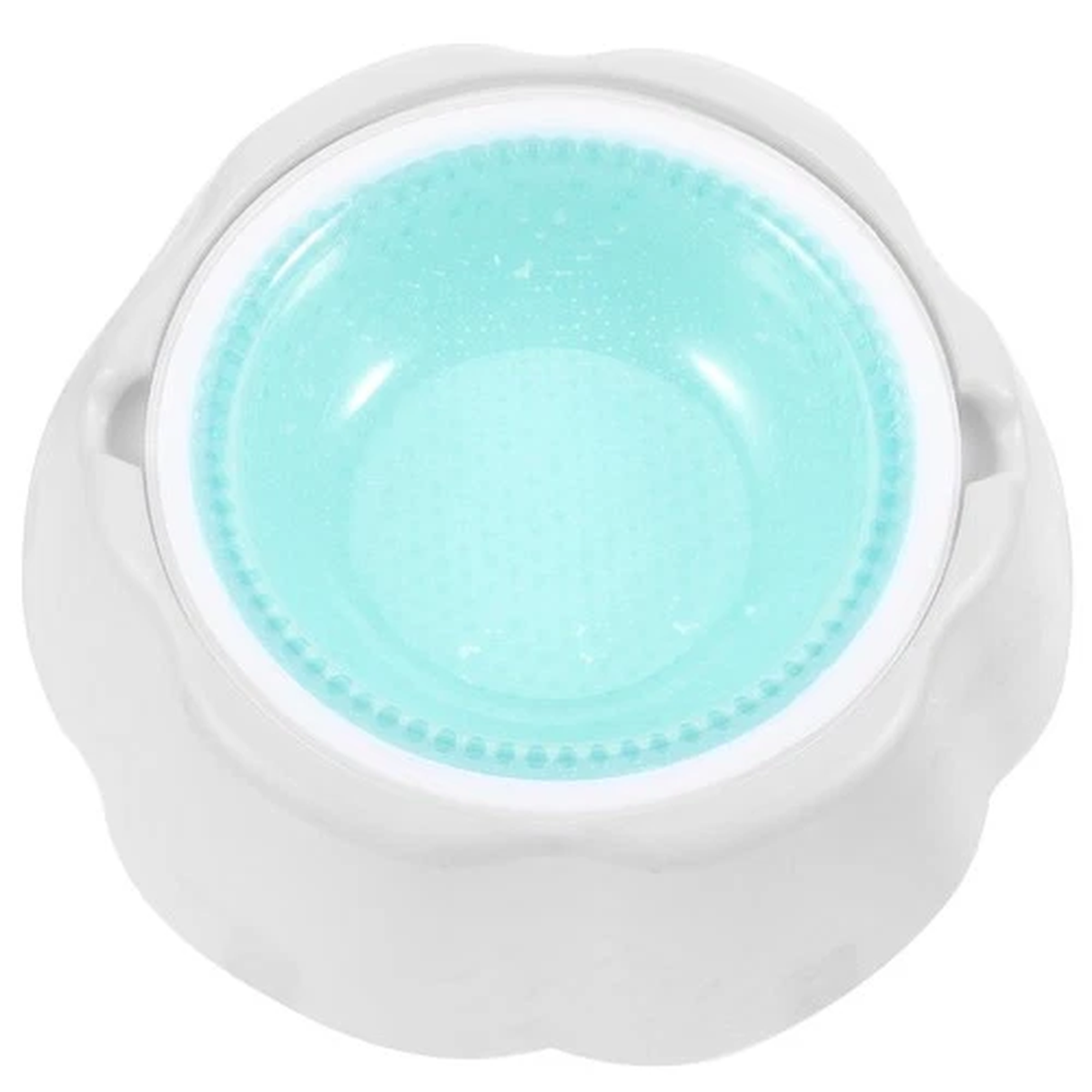 .44 Inch Cooling Water and Food Dish with Stable Base for Dogs and Cats Summe...