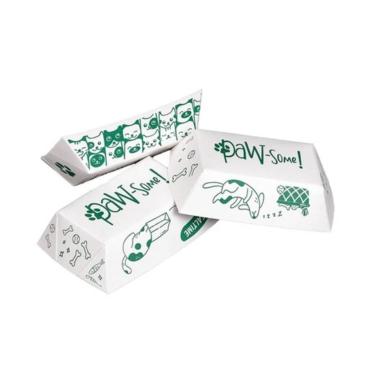 , Small Disposable Pet Food Bowl, 1/2 Cup (100 Quantity) Pet Food Tray, Trave...